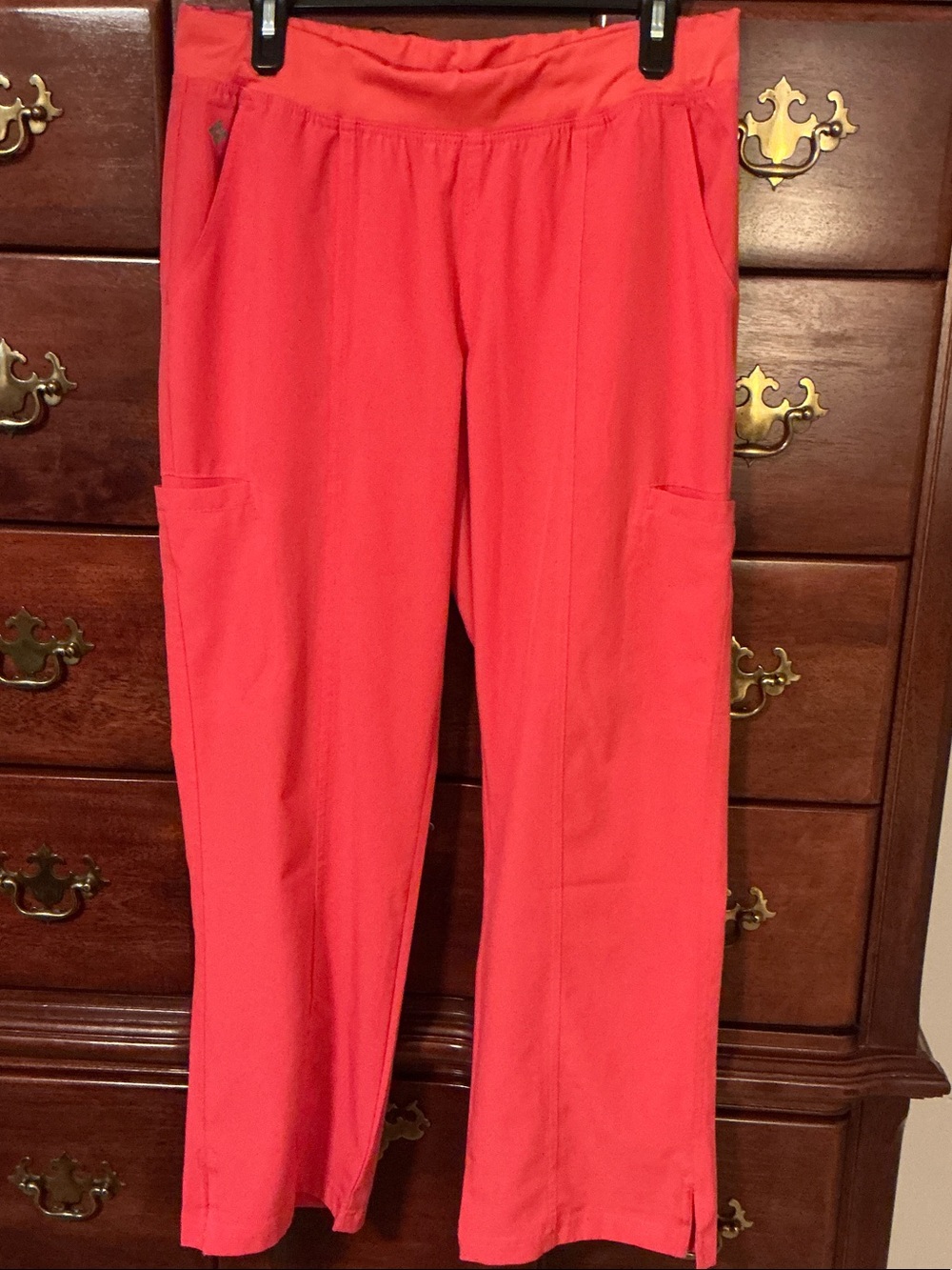 Med Couture Energy Coral Pink Scrub Pants